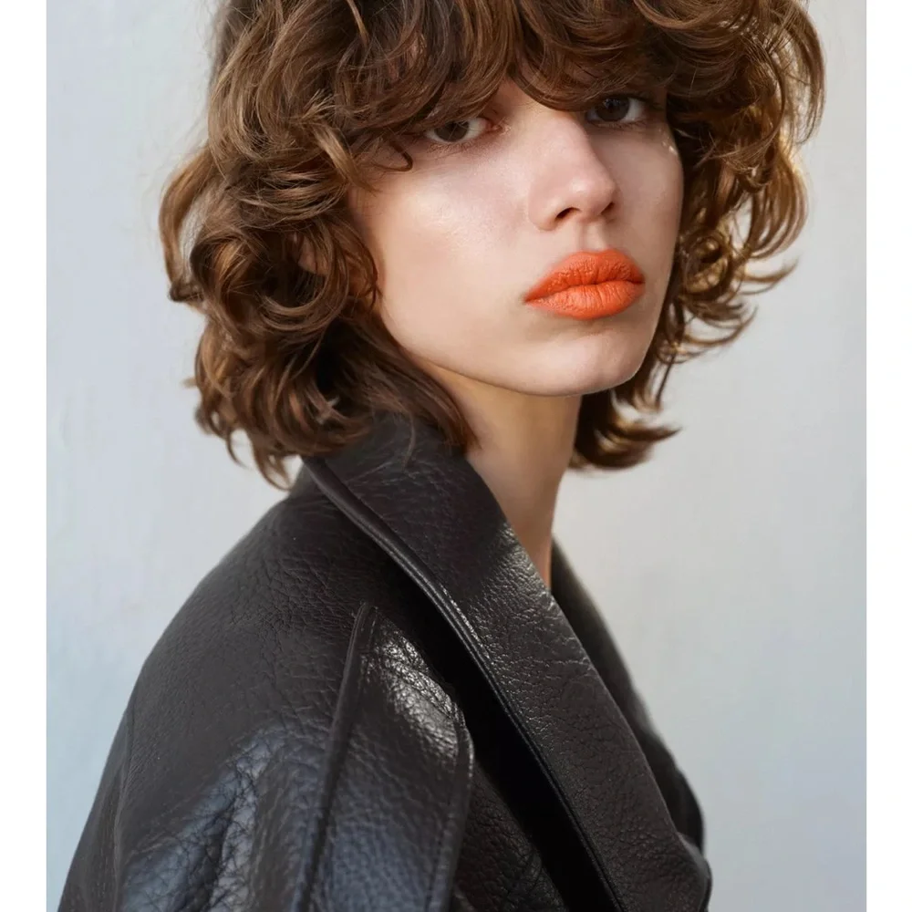 Viral Zara Black Faux Leather Funnel Neck Bomber Jacket - Picture 4 of 6